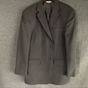 46R Joseph & Feiss International Gray Blazer